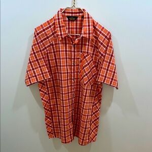 Orvis Men’s Cotton Polyester Blend Weather Resistant Outdoor Snap Front Shirt. M